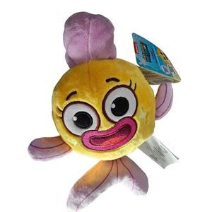 Nickelodeon Baby Sharks Big Show Goldie 8in Fin Friend Plush Pinkfong Yellow
